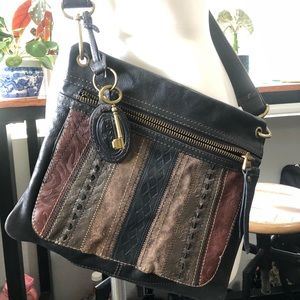 FOSSIL black shoulder bag